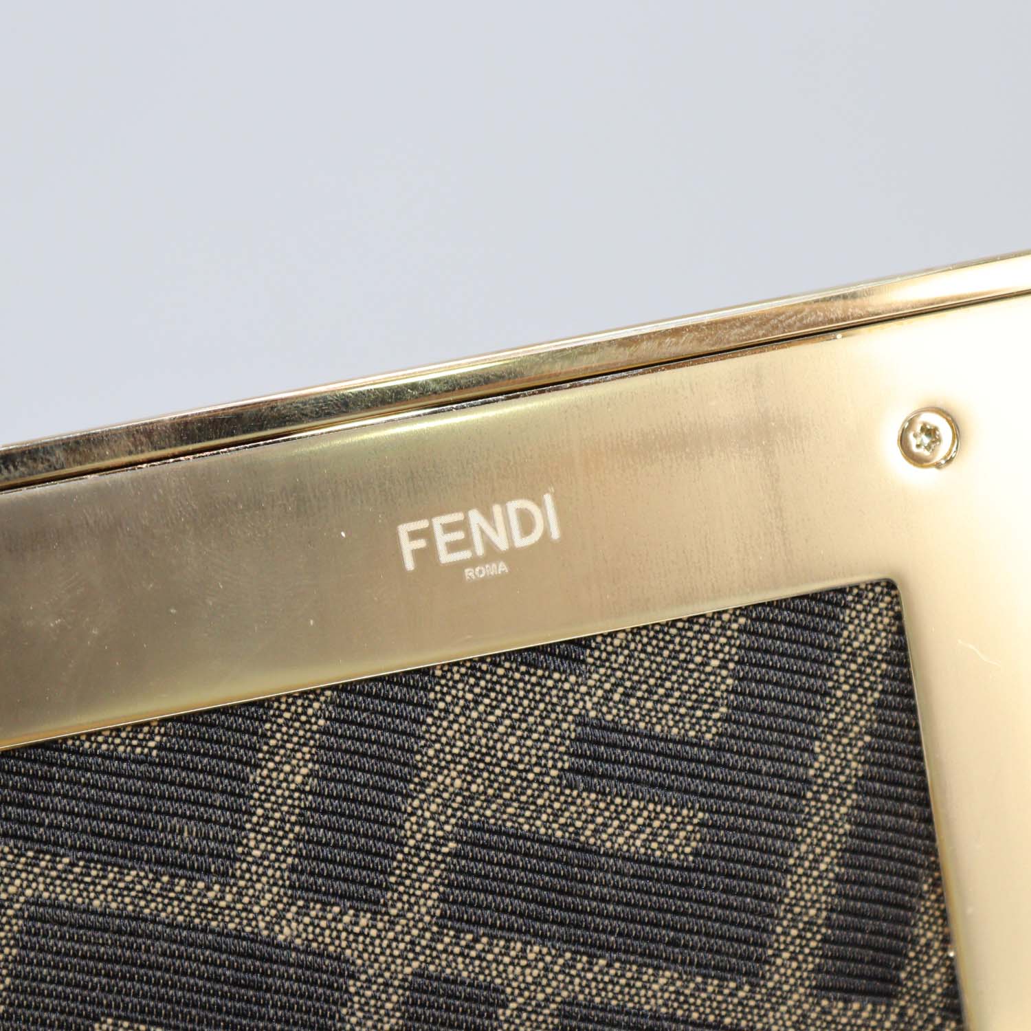 Fendi Black Leather Medium First Shoulder Bag