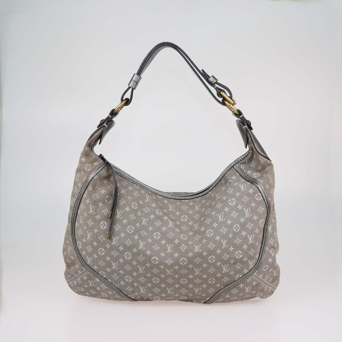 Louis Vuitton Platine Monogram Mini Lin Manon MM Hobo