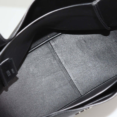 Prada Black Vitello Daino Leather Small Dynamique Tote