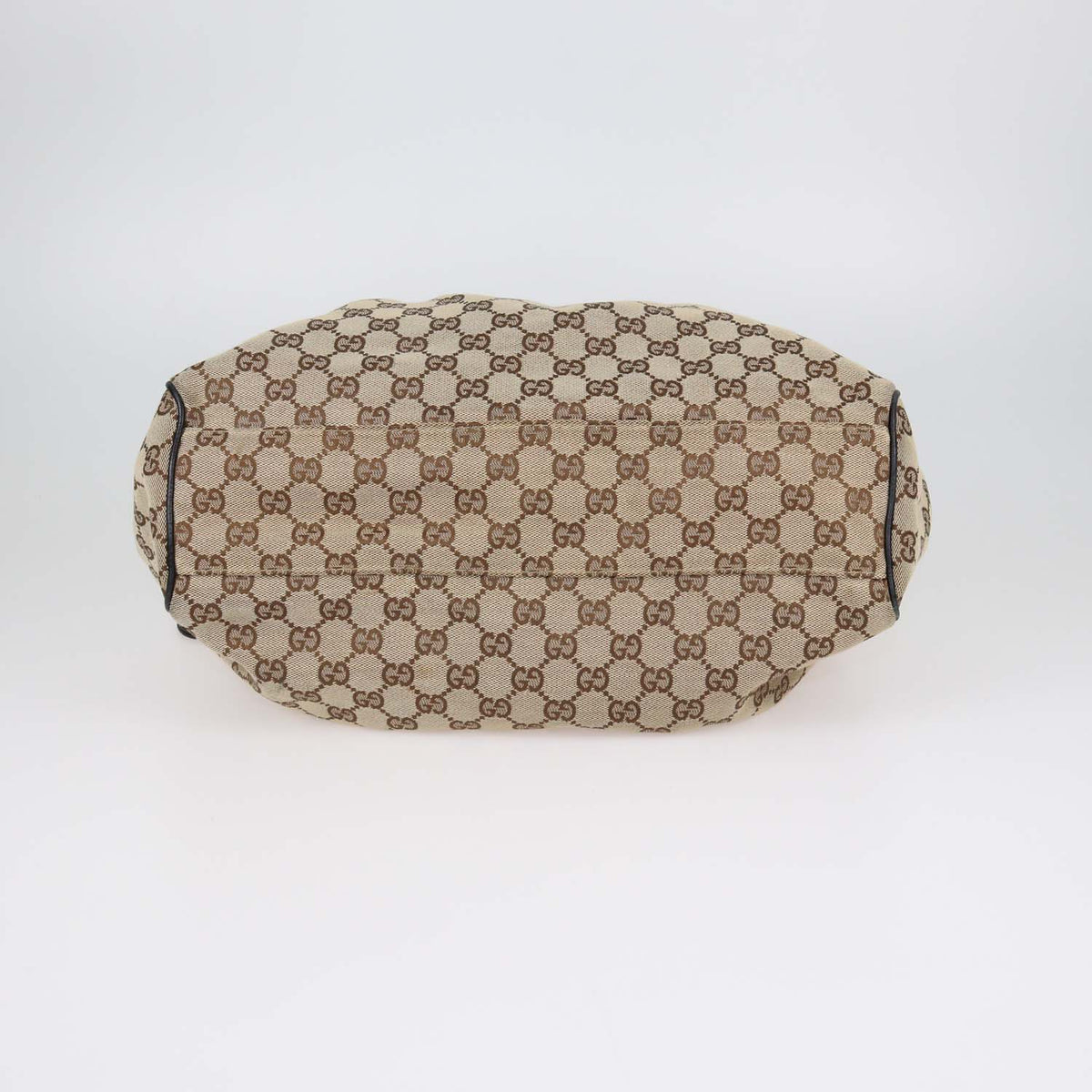 Gucci Beige,Black GG Canvas Medium Sukey Tote