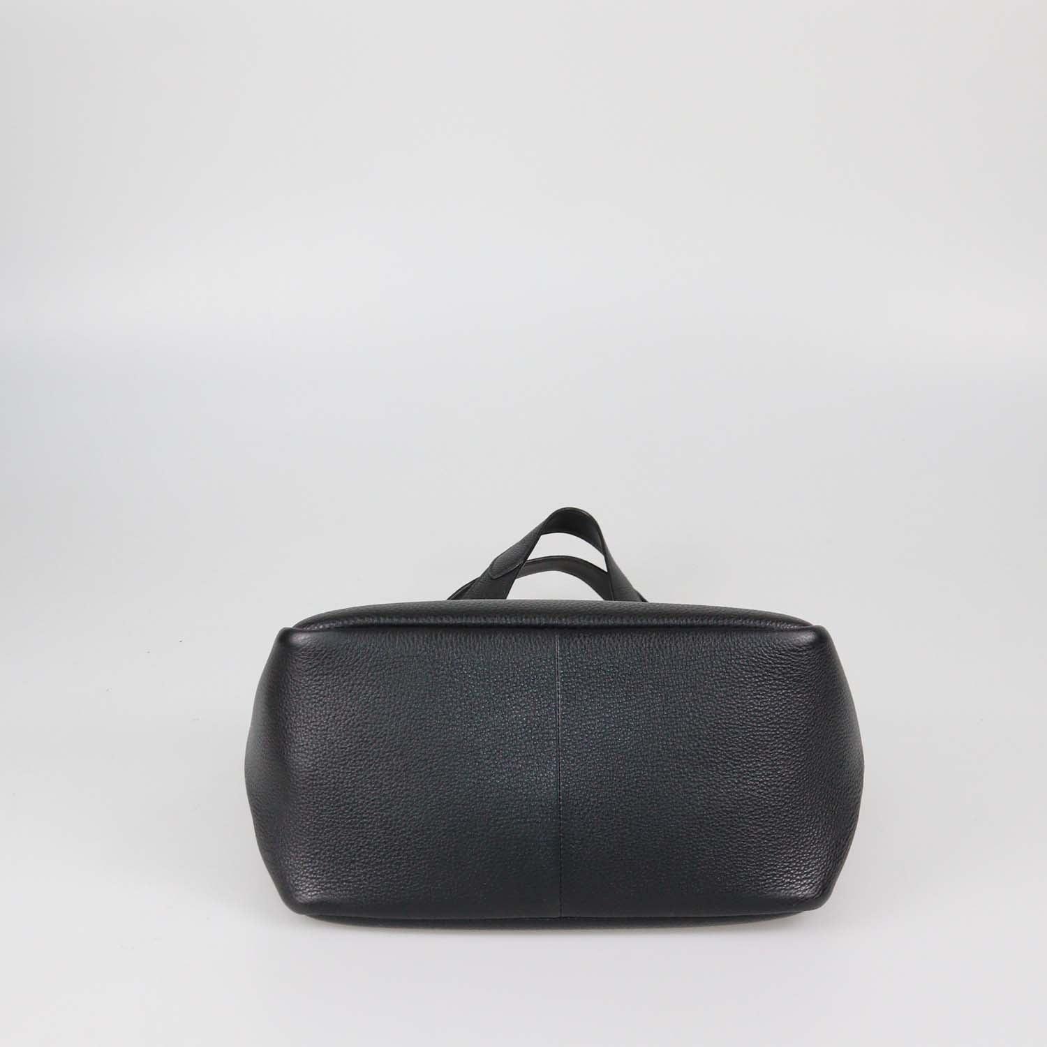 Prada Black Vitello Daino Leather Small Dynamique Tote