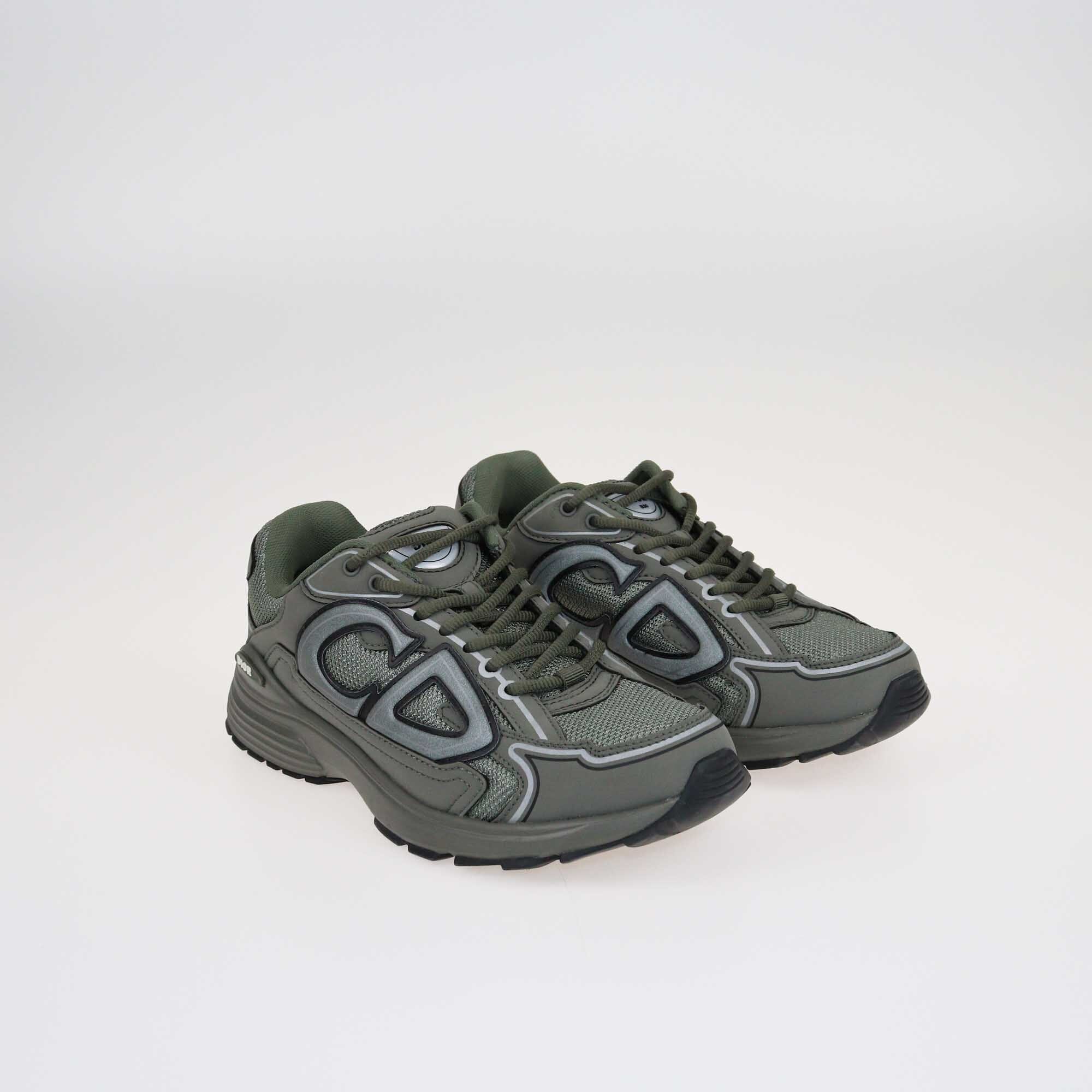 Dior Army Green B30 Low Top Sneakers Shoes Christian Dior 