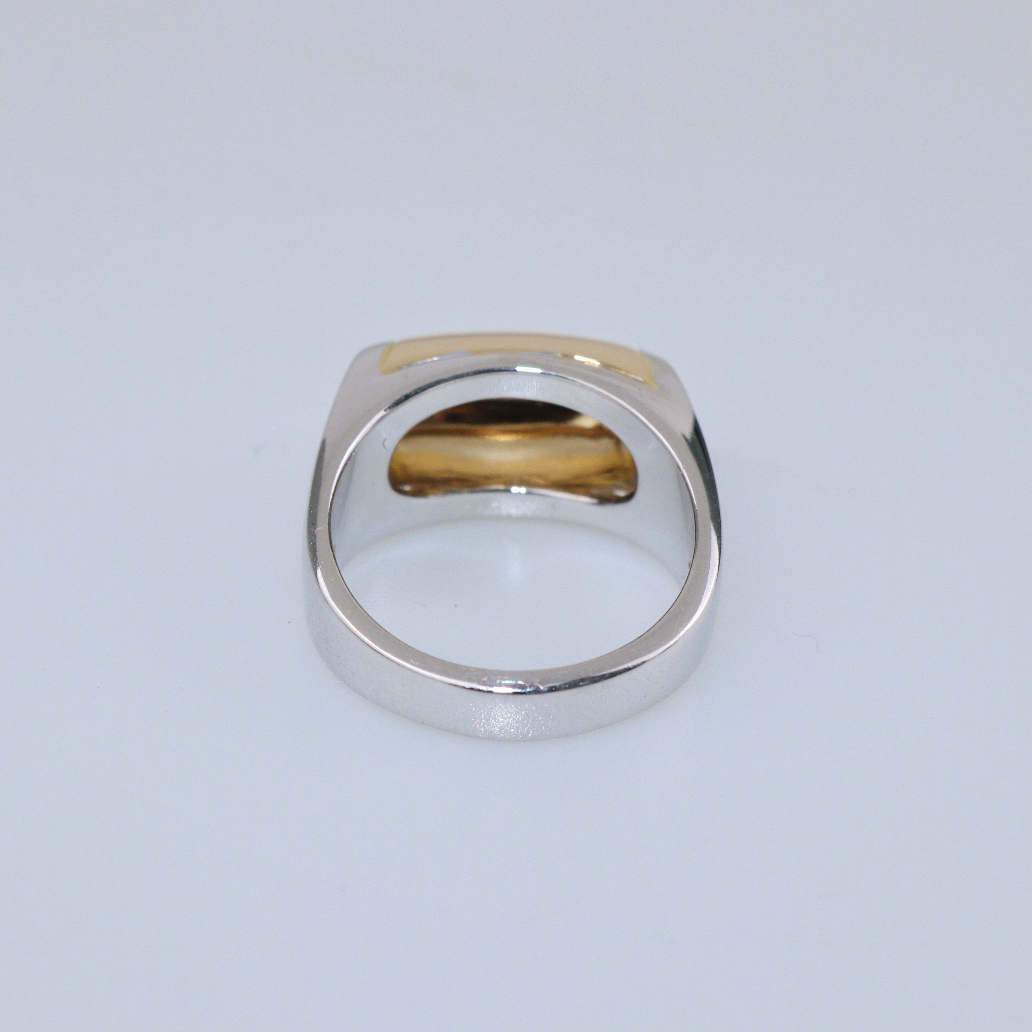 Bvlgari Tronchetto 18k Two Tone Gold Ring Fine Jewelry Bvlgari 