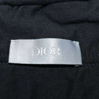 Dior Homme Navy Blue Technical Fabric Zip Pocket Track Pants