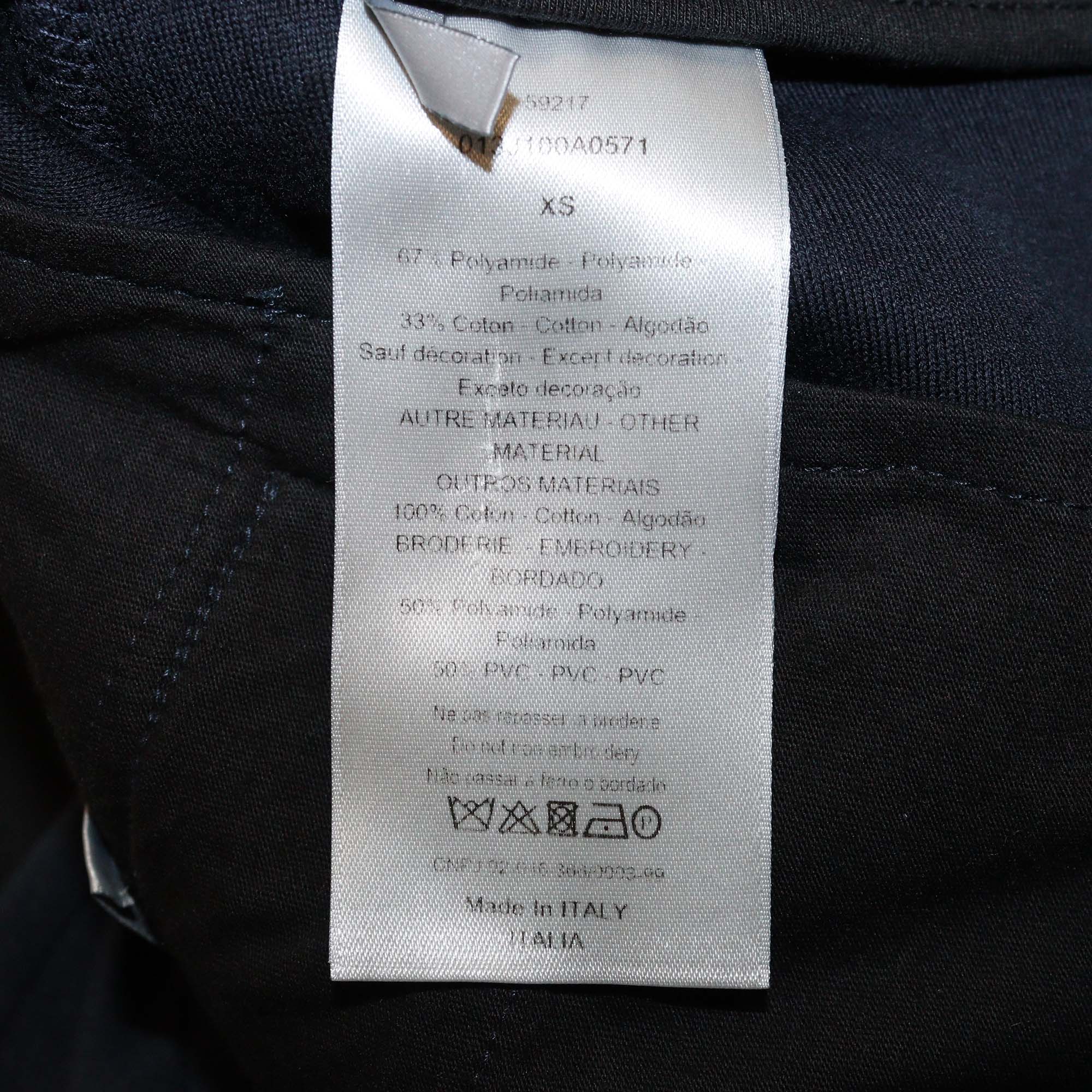 Dior Homme Navy Blue Technical Fabric Zip Pocket Track Pants