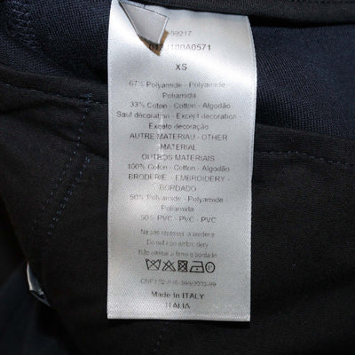 Dior Homme Navy Blue Technical Fabric Zip Pocket Track Pants