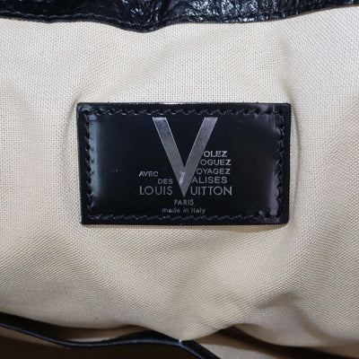 Louis Vuitton Black, Red Leather and Wool Grimaud Vail Blanket Bag