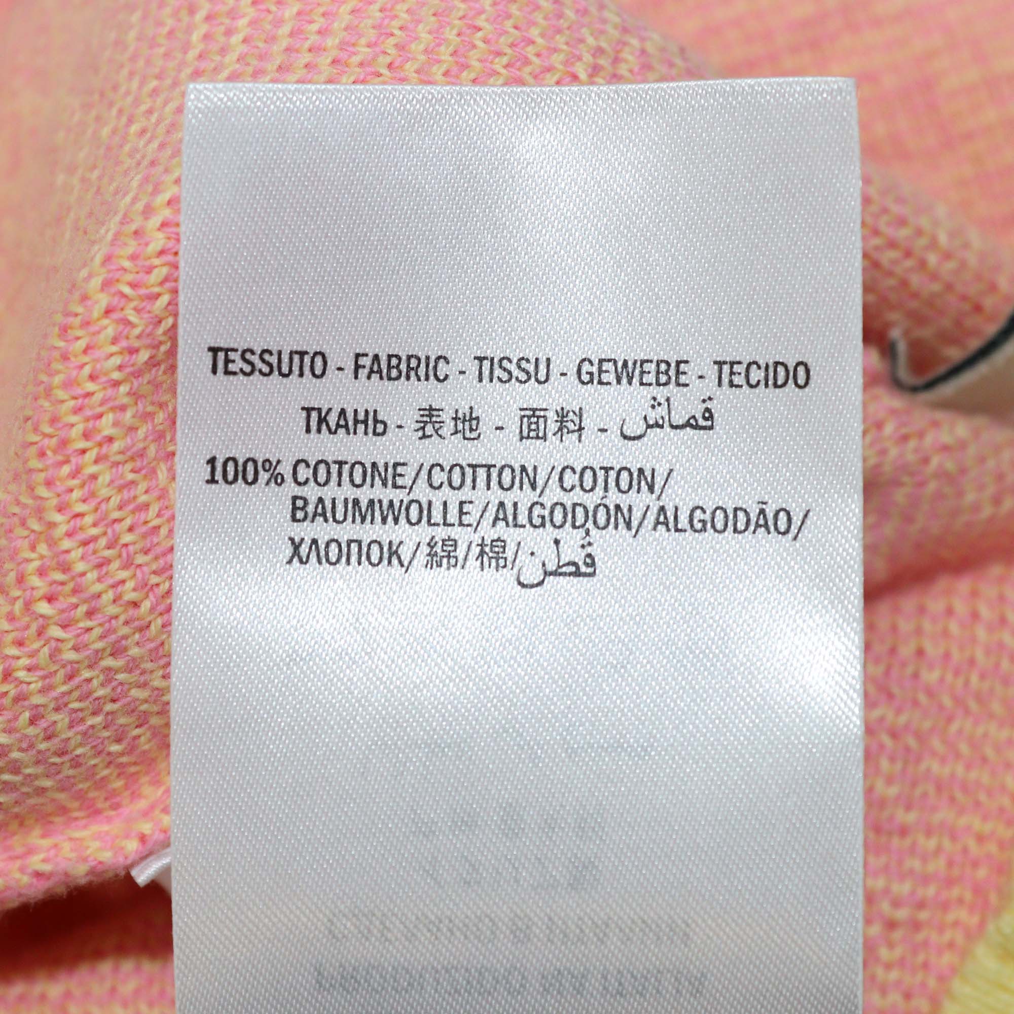 Gucci Pink/Yellow Knit GG Jacquard Tops