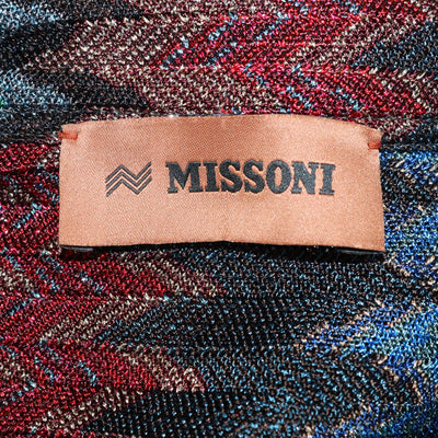 Missoni Multicolor Viscose Snake Pattern Long Sleeve Shirt