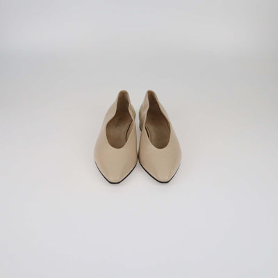 Loro Piana Natural Light Camel Rebecca Ballet Flats Womens Loro Piana 