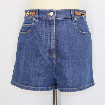 Louis Vuitton Blue Denim Mini Shorts