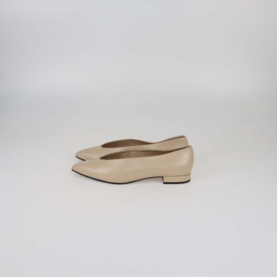 Loro Piana Natural Light Camel Rebecca Ballet Flats Womens Loro Piana 