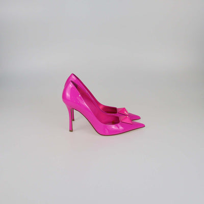 Valentino Pink Patent One Stud Pumps Womens Valentino 