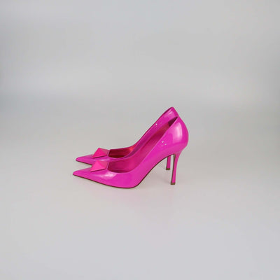 Valentino Pink Patent One Stud Pumps Womens Valentino 