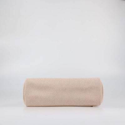Hermes Ecru Beige/Naturel Sable Criss Viking Canvas and Vache Hunter Leather Herbag Zip 31 Bag