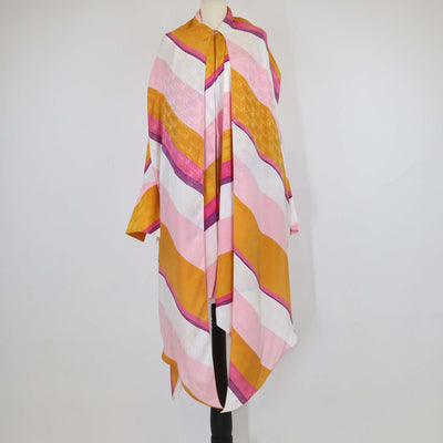 Fendi Multicolor Silk Monogram Logo Print Short Dress