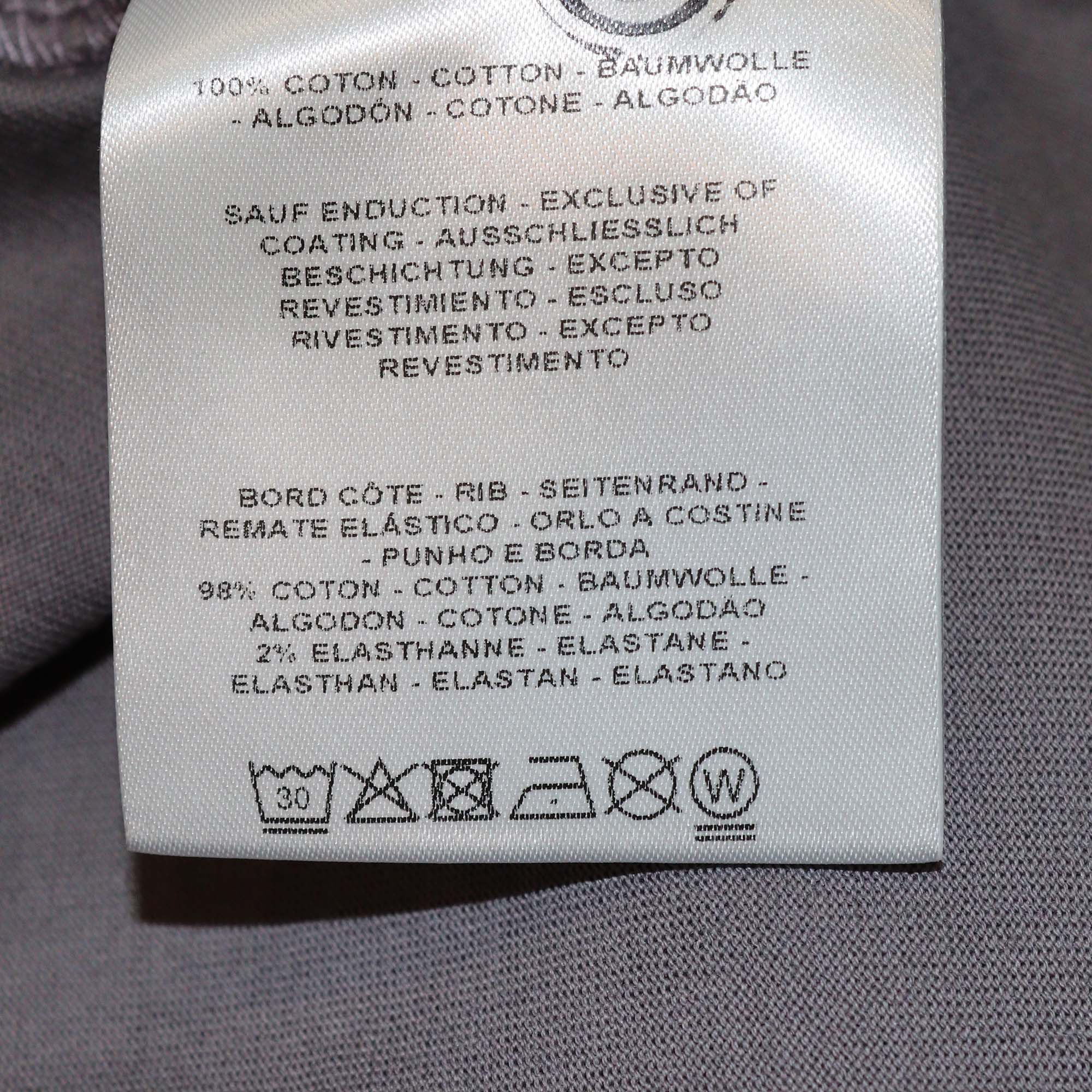 Hermes Gris Pierre Cotton Mors Mini T-Shirt