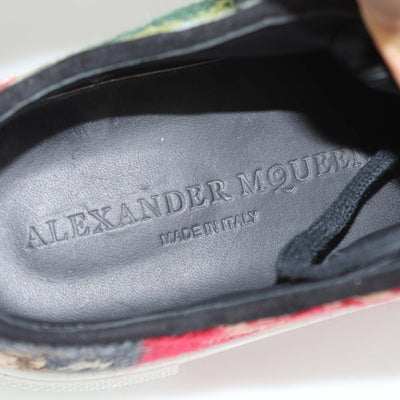 Alexander McQueen Multicolor Tapestry Fabric Low Top Sneakers