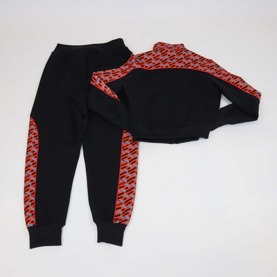 Versace Multicolor Greca Print Polyester Tracksuit Set