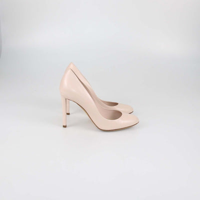 Christian Dior Pink Leather Round Toe Pumps