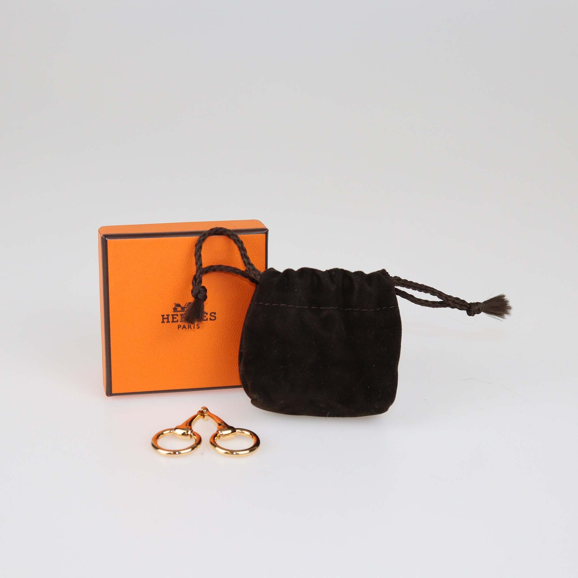 Hermes Mini Mors Rose Gold Tone Twilly Ring
