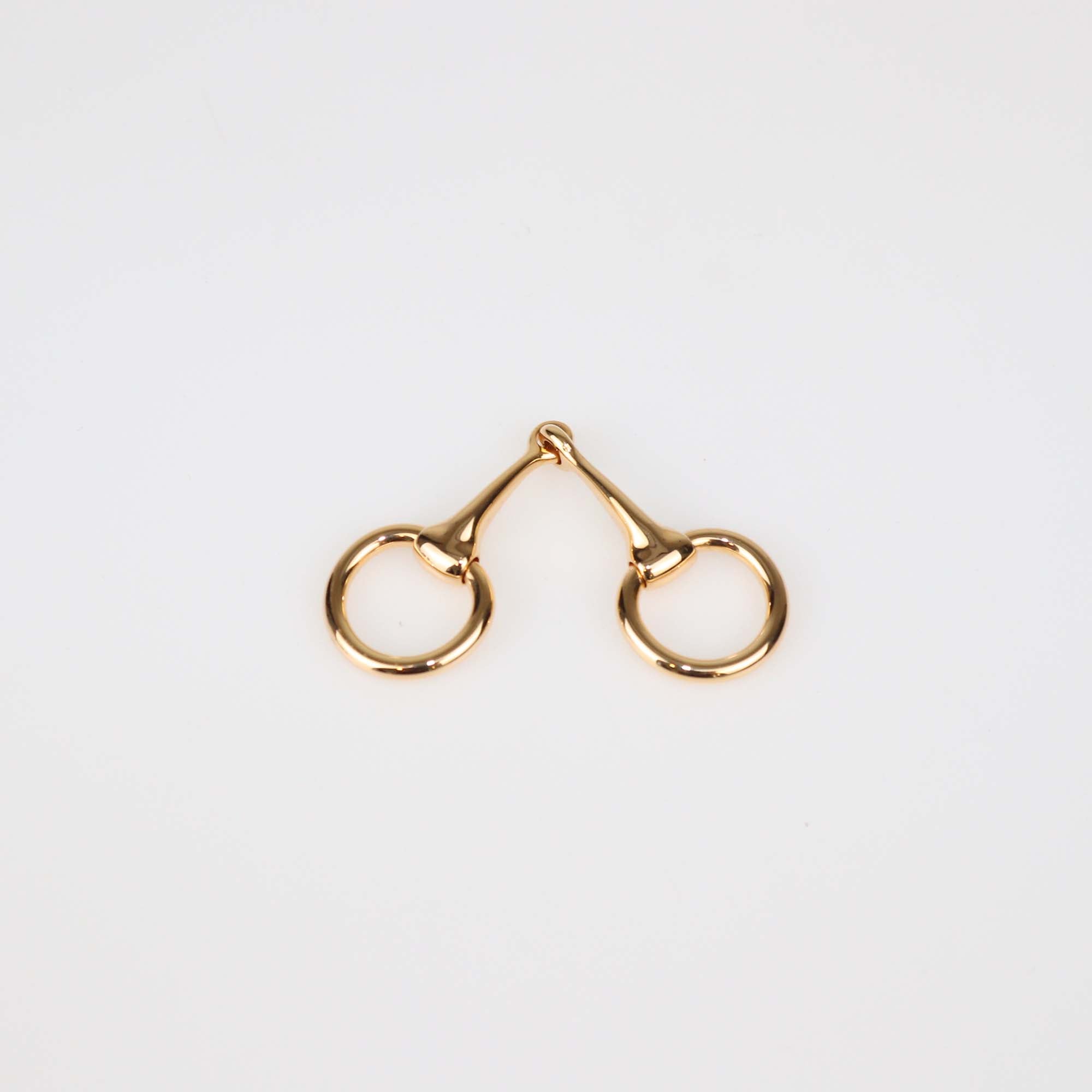 Hermes Mini Mors Rose Gold Tone Twilly Ring