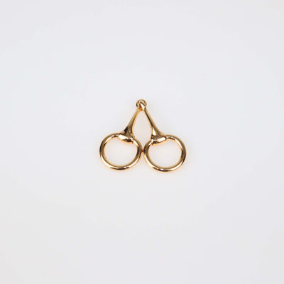 Hermes Mini Mors Rose Gold Tone Twilly Ring