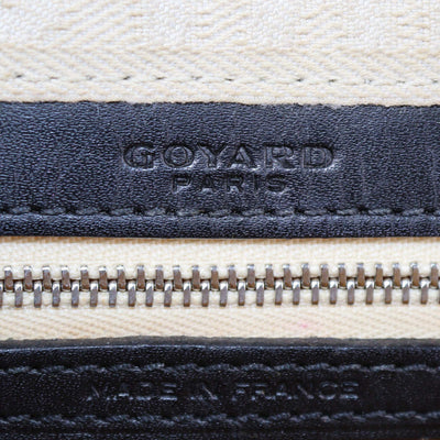 Goyard Black Goyardine Coated Canvas and Leather St. Jeanne MM Bag