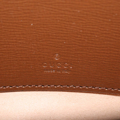 Gucci Brown/Beige GG Supreme Canvas and Leather Mini Jackie 1961 Shoulder Bag