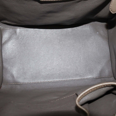Celine Tricolor Calf Hair and Leather Mini Luggage Tote