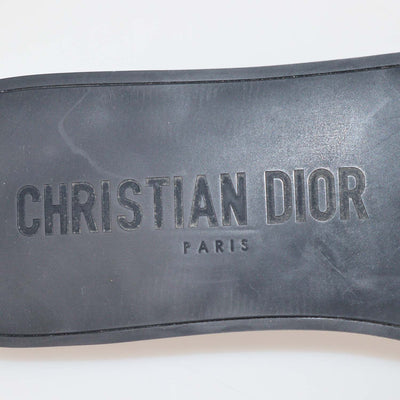Christian Dior Deep Blue Oblique Print Technical Fabric Dio(r)evolution Slide