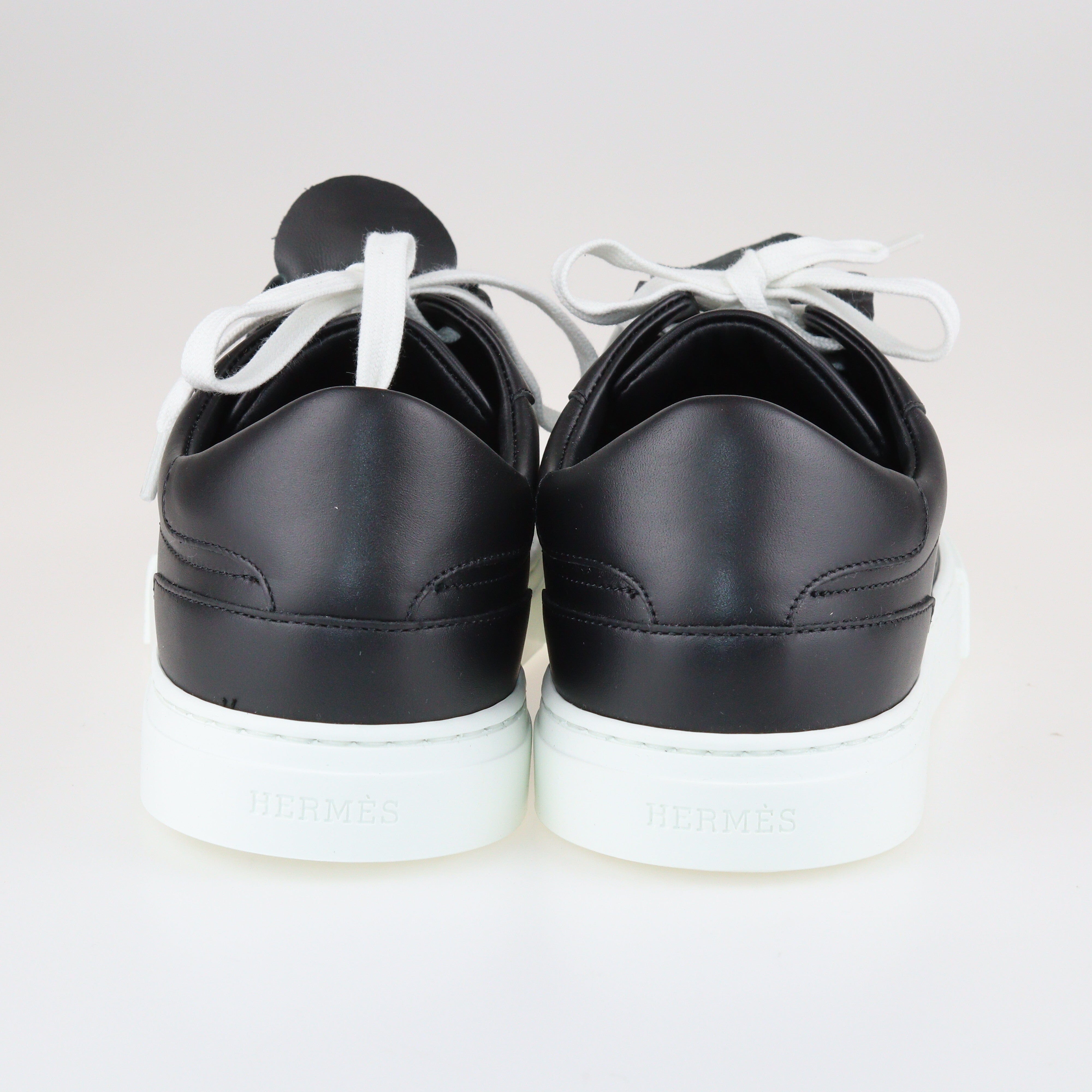 Black/White Day Sneakers Shoes Hermes 