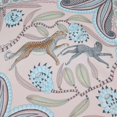 Hermes Multicolor Silk The Savana Dance Pocket Square Scarf