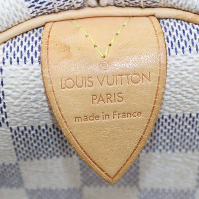 Louis Vuitton Damier Azur Canvas Speedy 30 Bag