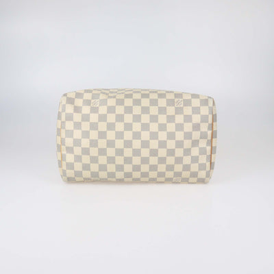 Louis Vuitton Damier Azur Canvas Speedy 30 Bag