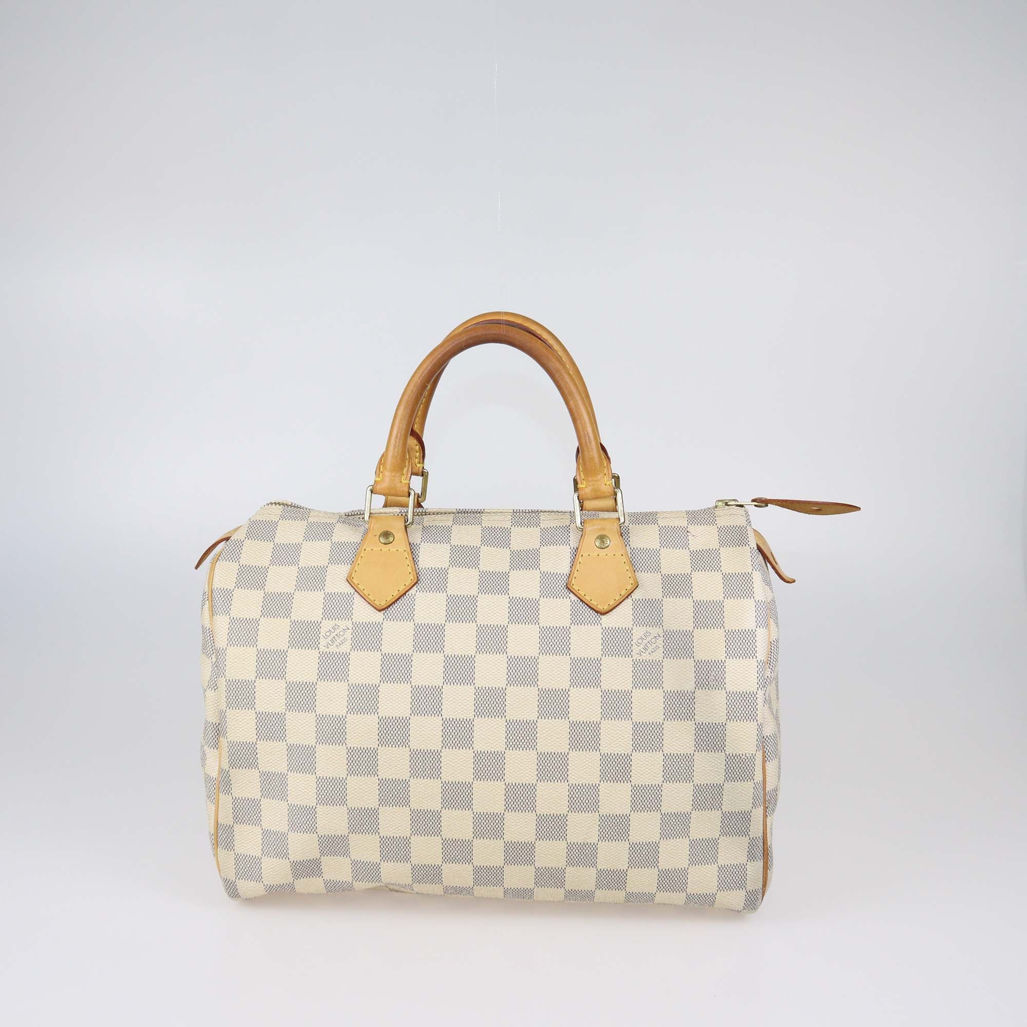 Louis Vuitton Damier Azur Canvas Speedy 30 Bag