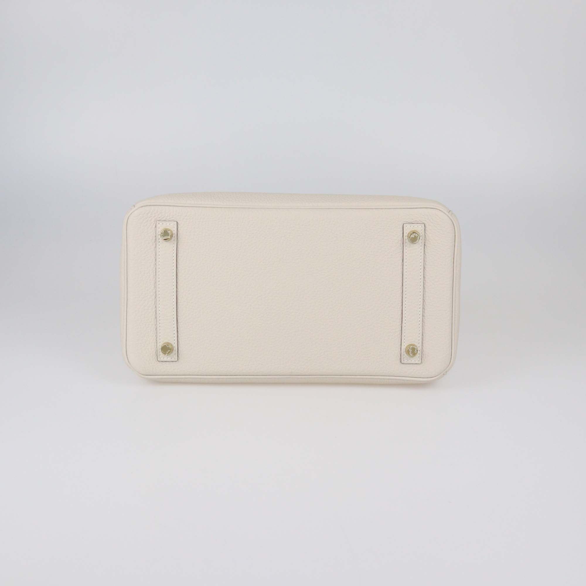 Hermes Craie Togo Leather Gold Hardware Birkin 30 Bag