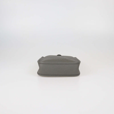 Hermes Gris Meyer Clemence Leather Evelyne TPM Bag