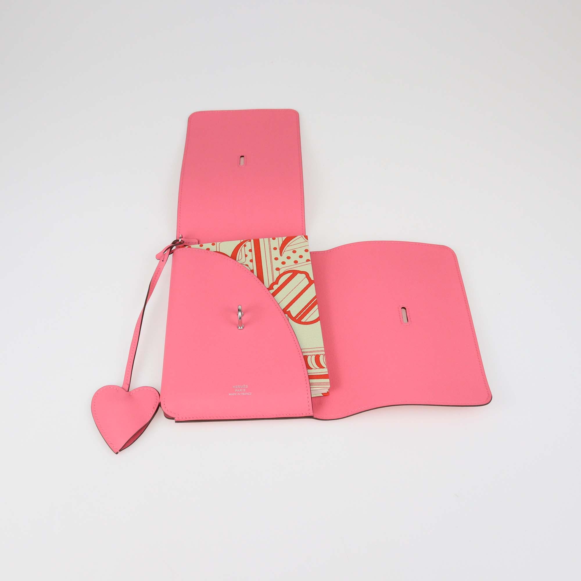 Hermes Rose Azalee Swift Secret Notebook Cover