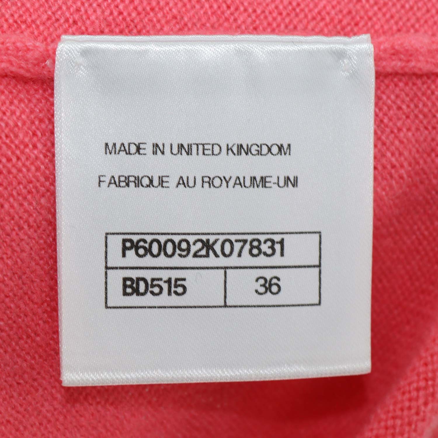 Chanel Pink Cashmere Knitted CC Button Crew Neck Long Sleeve Cardigan