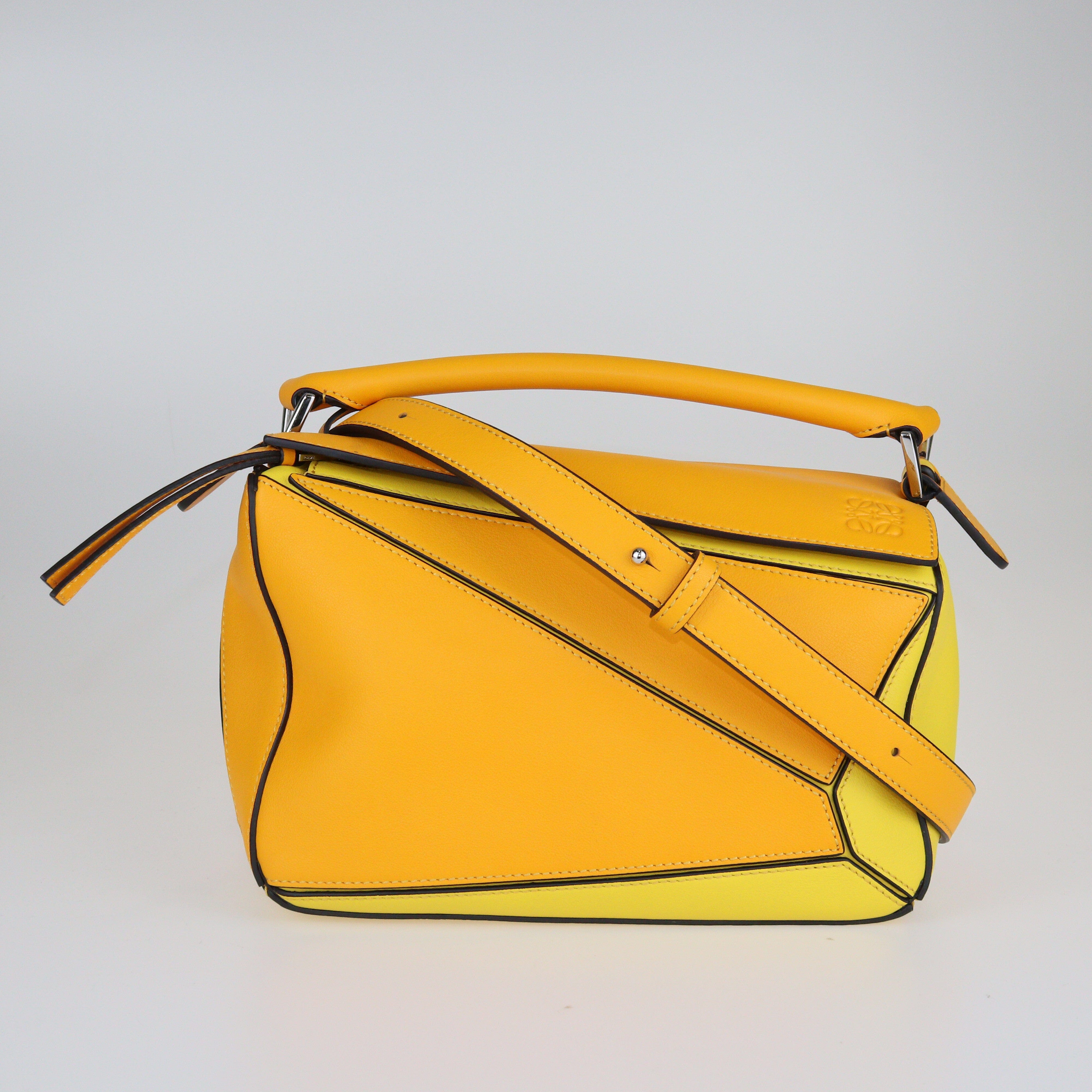 Yellow/Orange Small Puzzle Bag Bags Loewe 