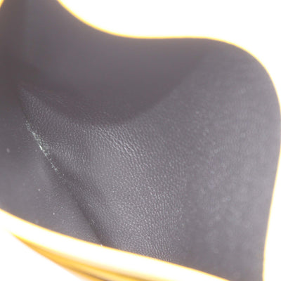 Bvlgari Yellow Leather Roma Card Holder