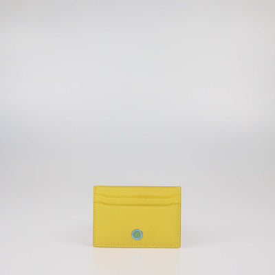 Bvlgari Yellow Leather Roma Card Holder