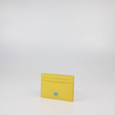 Bvlgari Yellow Leather Roma Card Holder