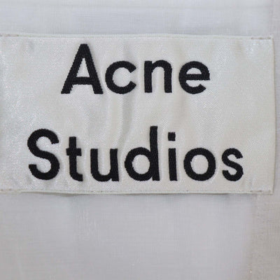 Acne Studios Beige Linen Single Breasted Blazer