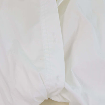 Jacquemus White Cotton Blend La Chemise Bahia Cropped Top