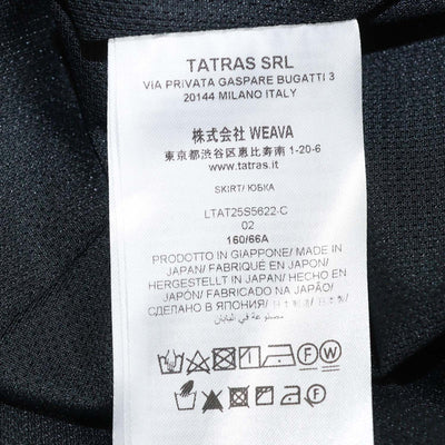 Tatras Black Polyester Aquirela Puff Skirt