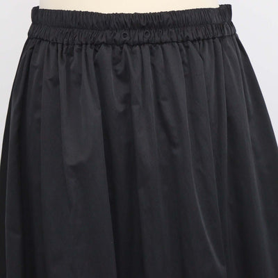 Marella Sport Black Blend Polyester Midi Skirt