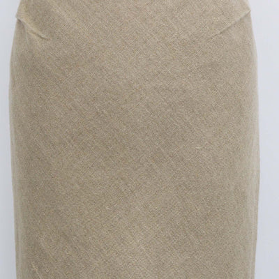 Max Mara Sfilata Beige Linen Gabbia Maxi Skirt