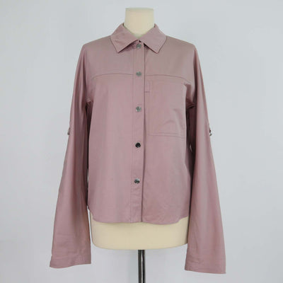 Hermes Nude Pink Eau d'Artifice Workwear Shirt